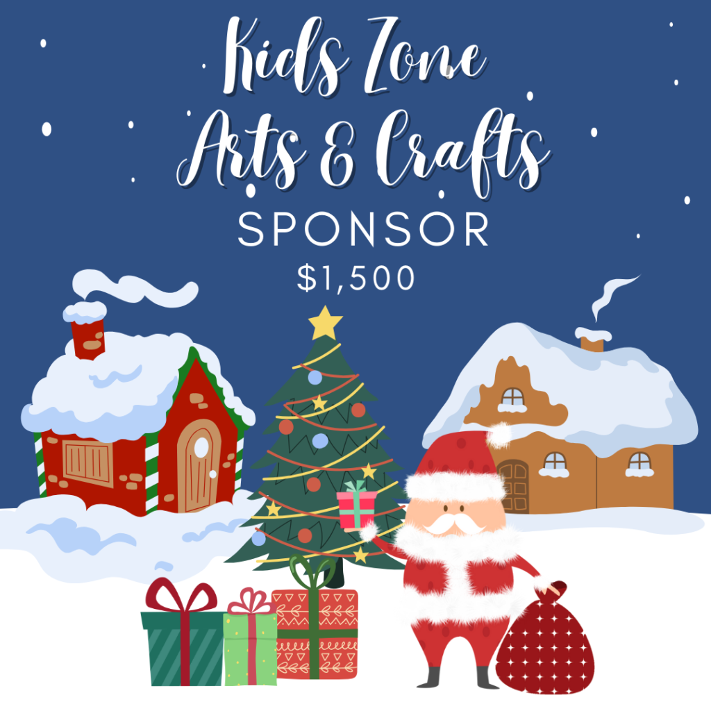 Parrish Hometown Christmas Event Kids Zone Arts & Crafts Sponsor