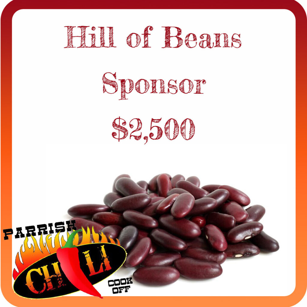 Hill of Beans Parrish Chili Sponsorship