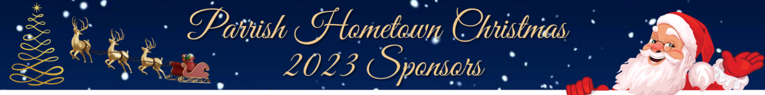 Parrish Hometown Christmas Sponsor banner