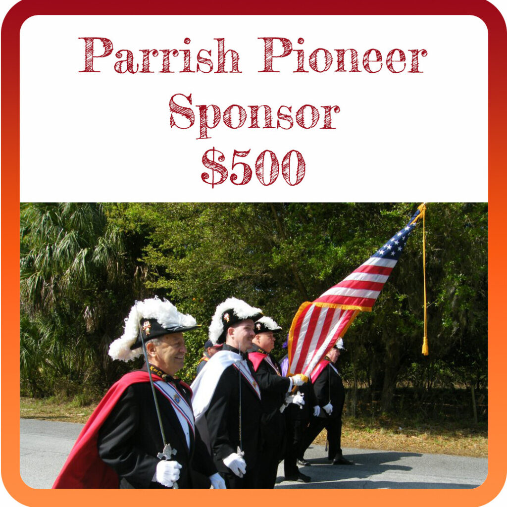 Parrish Pioneer Sponsorship