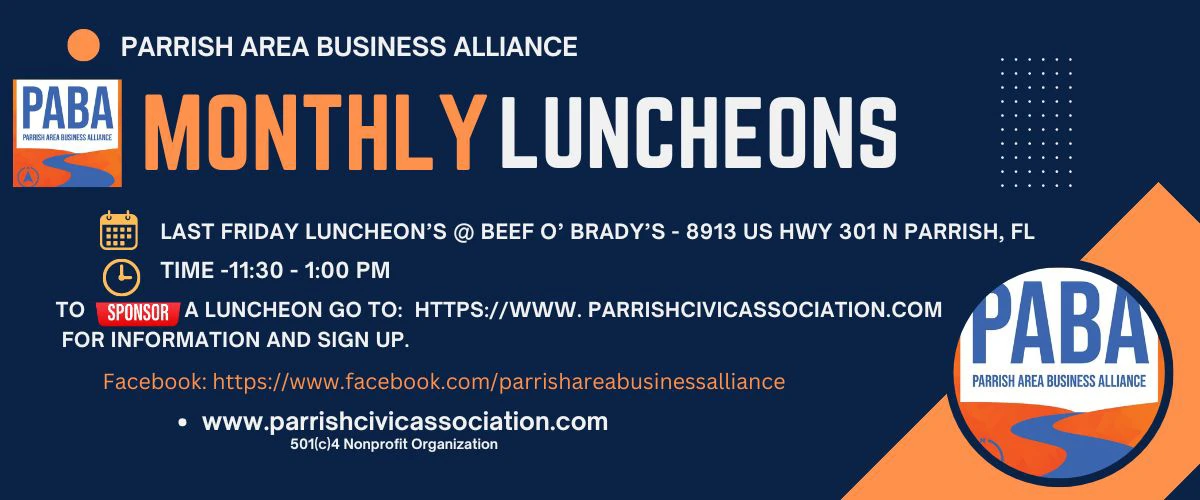Parrish Area Business Alliance Networking Luncheons